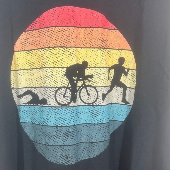 Swim, Bike, Run Triathlon T-Shirt XL - Picture 2 of 3